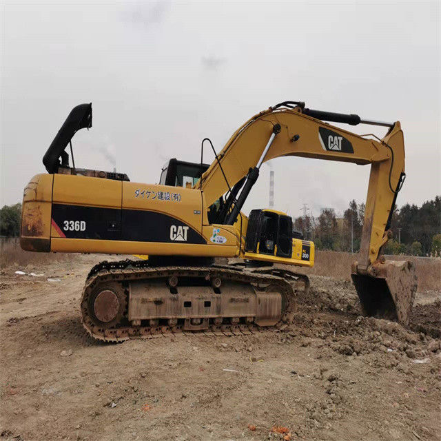 36 टन लगभग नई जापान से आयातित क्रॉलर खुदाई मशीन इस्तेमाल किया नवीनीकरण CAT 336 D