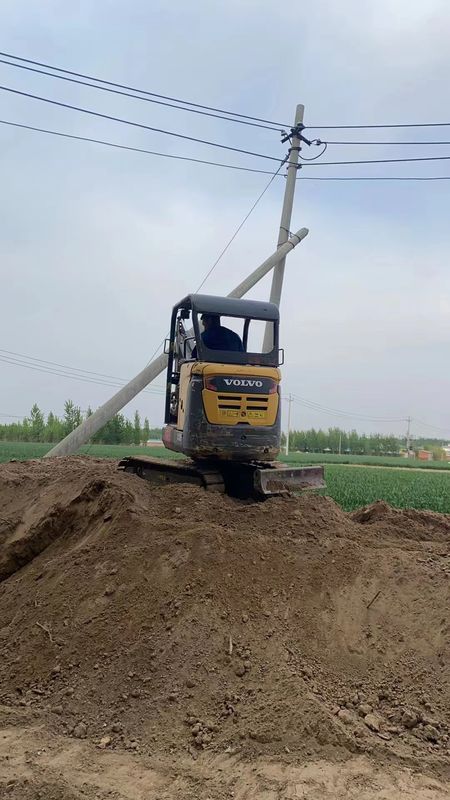 स्वीडन से आयातित उच्च गुणवत्ता वाली वोल्वो EC18D क्रॉलर खुदाई मशीन लगभग नई इस्तेमाल किया