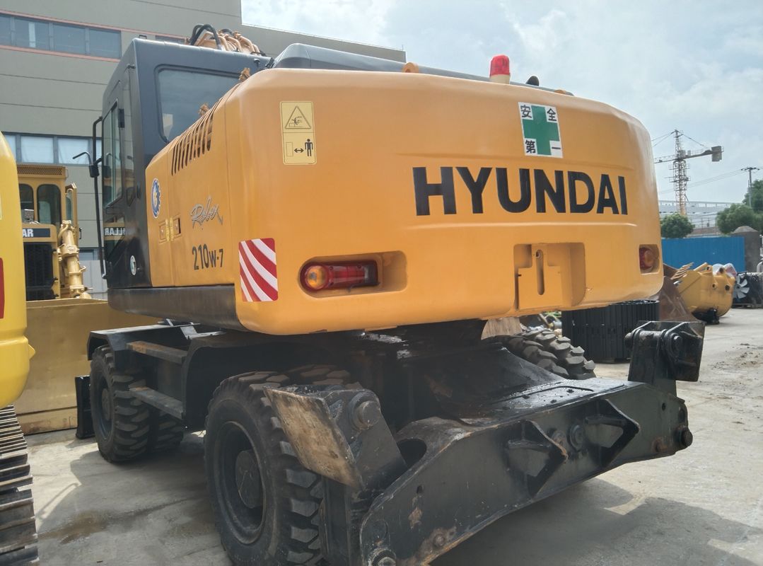 21.2 टन हुंडई 210W-7 प्रयुक्त पहिया खुदाई बाल्टी क्षमता 1.34m3