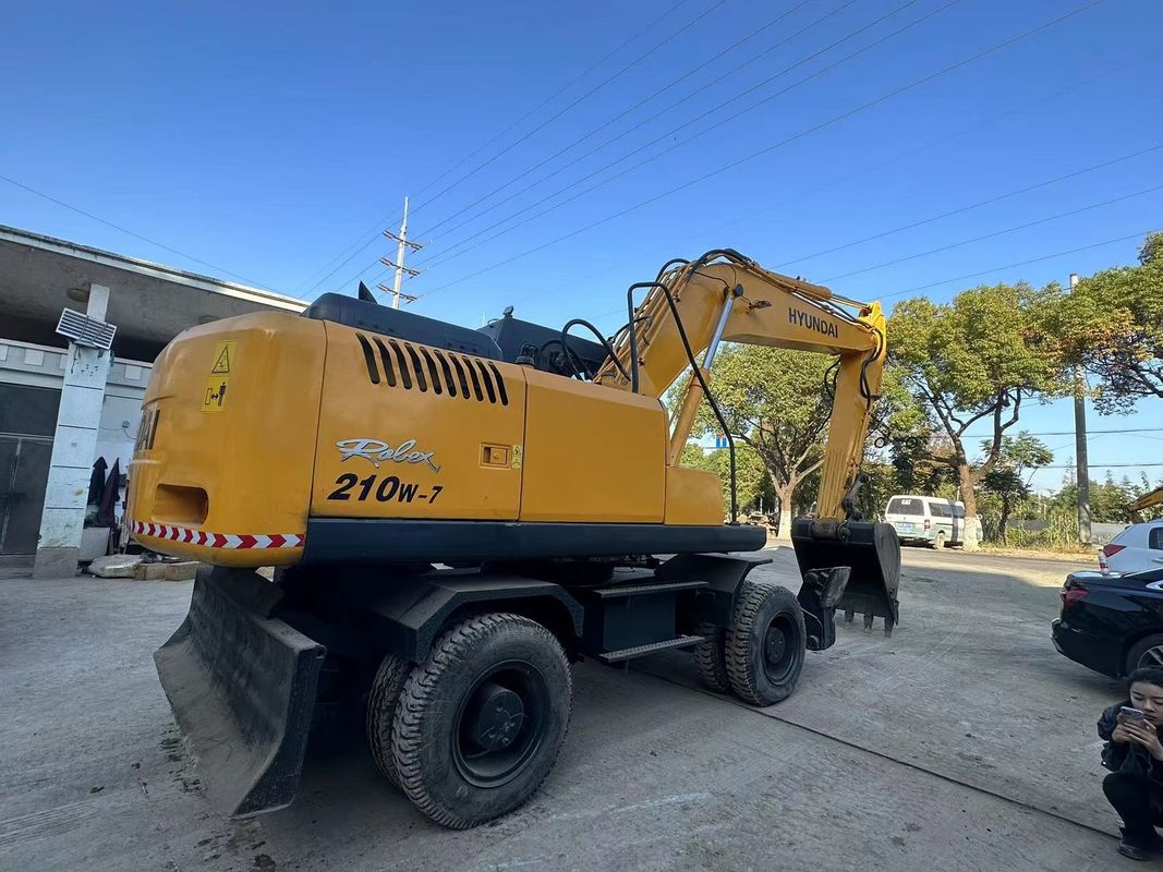21.2 टन हुंडई 210W-7 प्रयुक्त पहिया खुदाई बाल्टी क्षमता 1.34m3