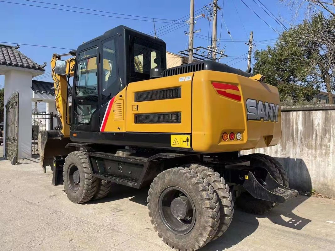 काम करने के लिए तैयार चीनी मूल SANY SY155W इस्तेमाल किया पहिया खुदाई TCD4.1 L4 इंजन प्रकार