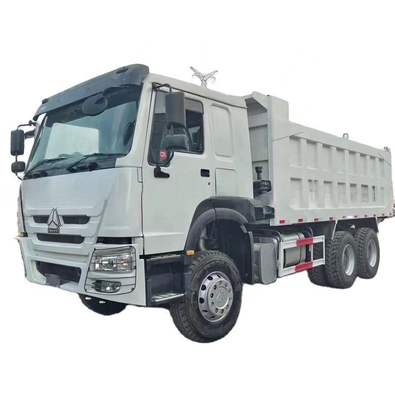 मल्टीमीडिया सिस्टम 6x4 Howo डंप ट्रक Sinotruck 371 LHD और बाएं स्टीयरिंग के साथ सुसज्जित
