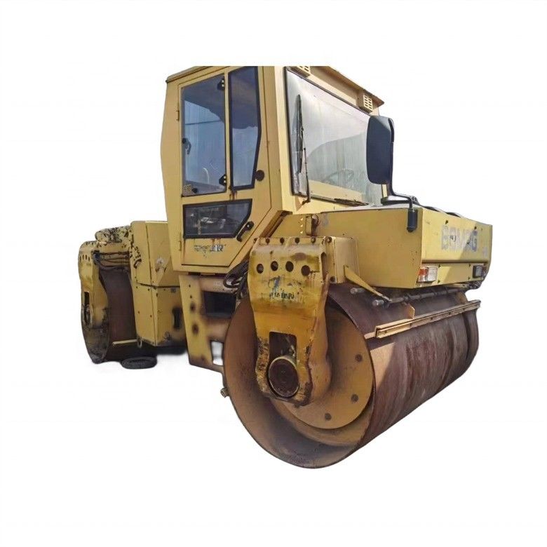 10 टन परिचालन भार इस्तेमाल किया BOMAG BW 202 AHD-2 रोड रोलर और प्रदर्शन की गारंटी