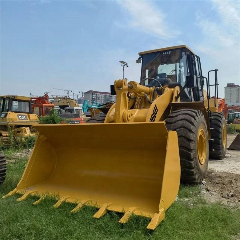 24 टन इस्तेमाल किया हुआ 966H कैट मूल पहिया लोडर जापान से कम काम के घंटों में खुदरा के लिए