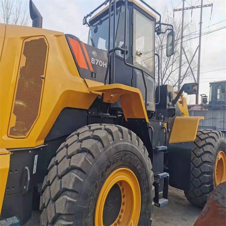 लिउगोंग 870 एच 7 टन की व्हील लोडर कम कार्य घंटों के साथ और मूल हाइड्रोलिक पंप