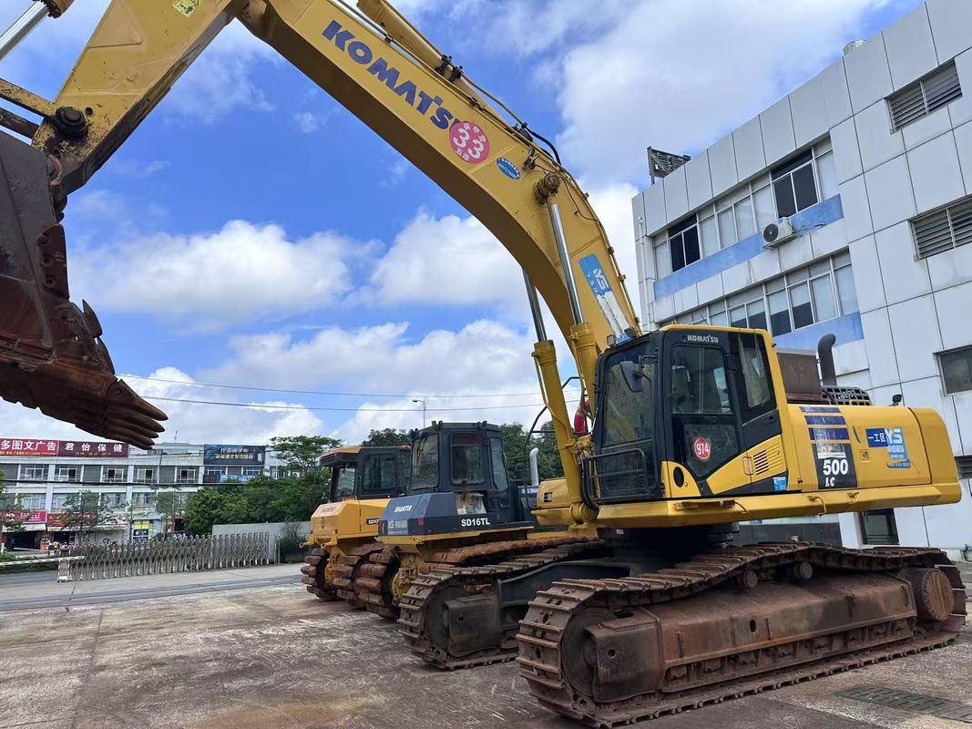 इस्तेमाल किया Komatsu PC500-10MO खुदाई मशीन 50 टन वर्ग KOMTRAX सत्यापित वैश्विक निर्यात के लिए तैयार
