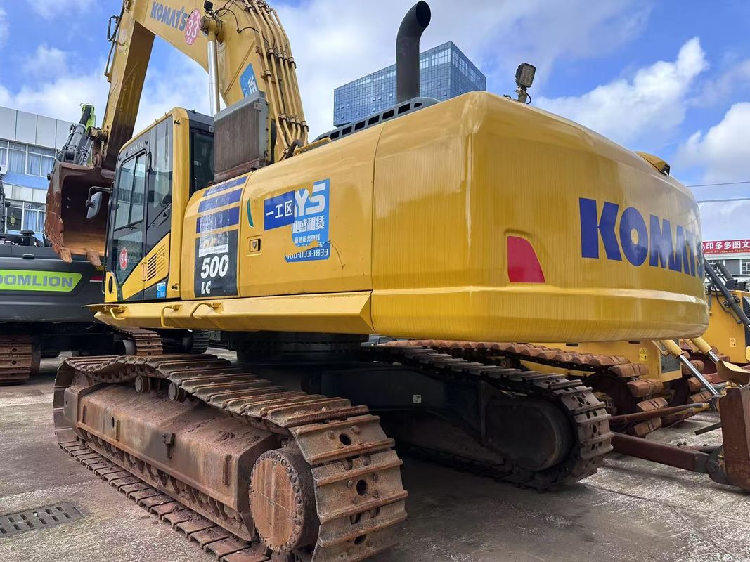 इस्तेमाल किया Komatsu PC500-10MO खुदाई मशीन 50 टन वर्ग KOMTRAX सत्यापित वैश्विक निर्यात के लिए तैयार