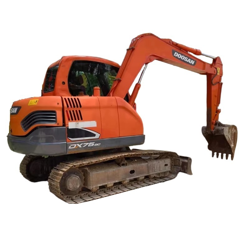 Used Doosan DX75-9C Crawler Excavator with 36.5 KW Power 0.3 m³ Bucket Capacity and 6500 KG Weight
