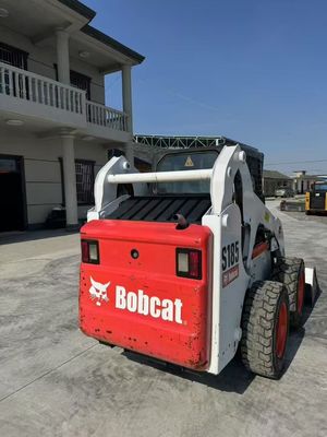 चीन निर्यातक से प्रयुक्त Bobcat S185 स्किड स्टीयर लोडर उच्च गुणवत्ता वाली सेकंड-हैंड मशीन